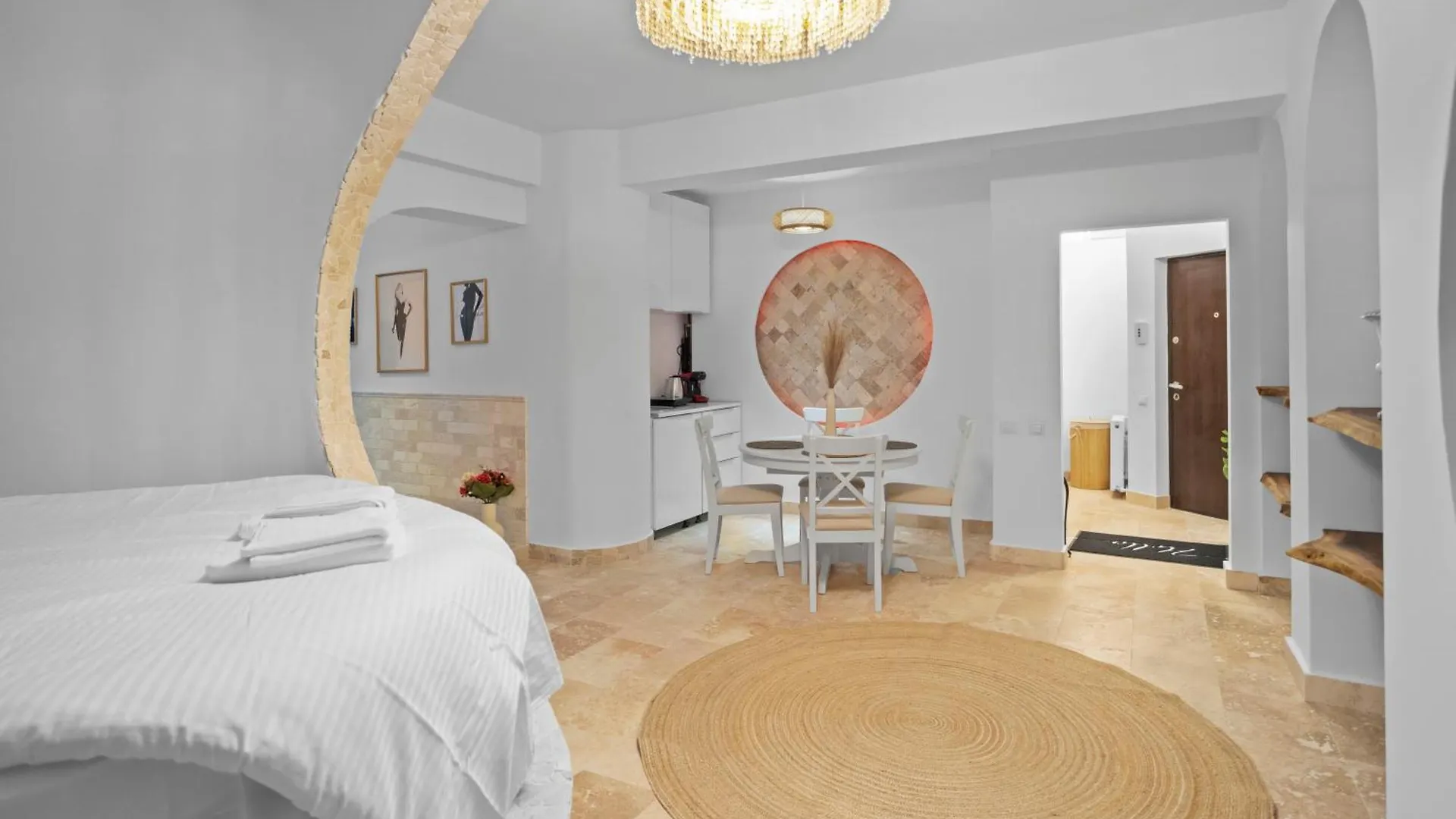 Santorini White Experience Apartment Bucharest